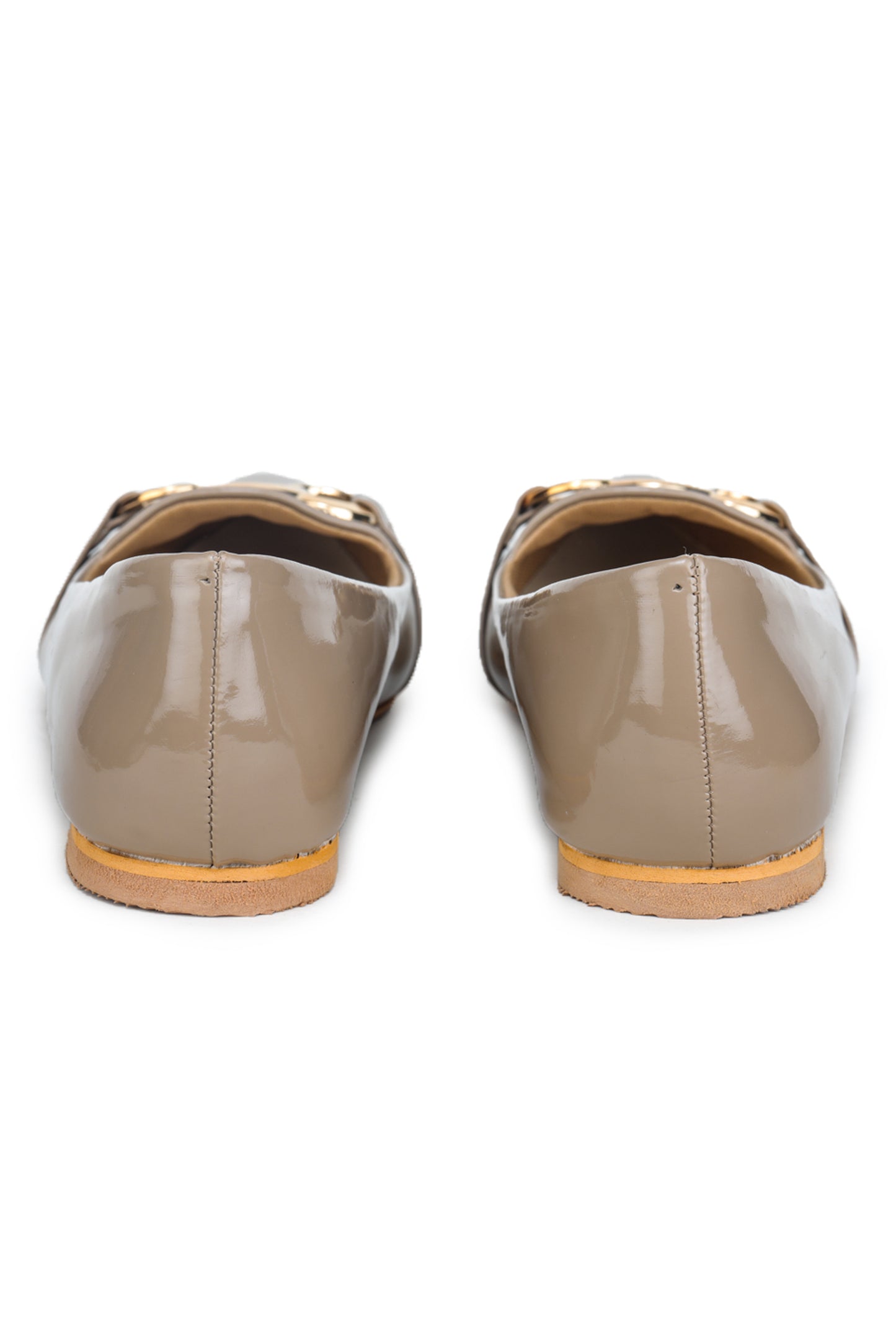 Beige Flats Heels