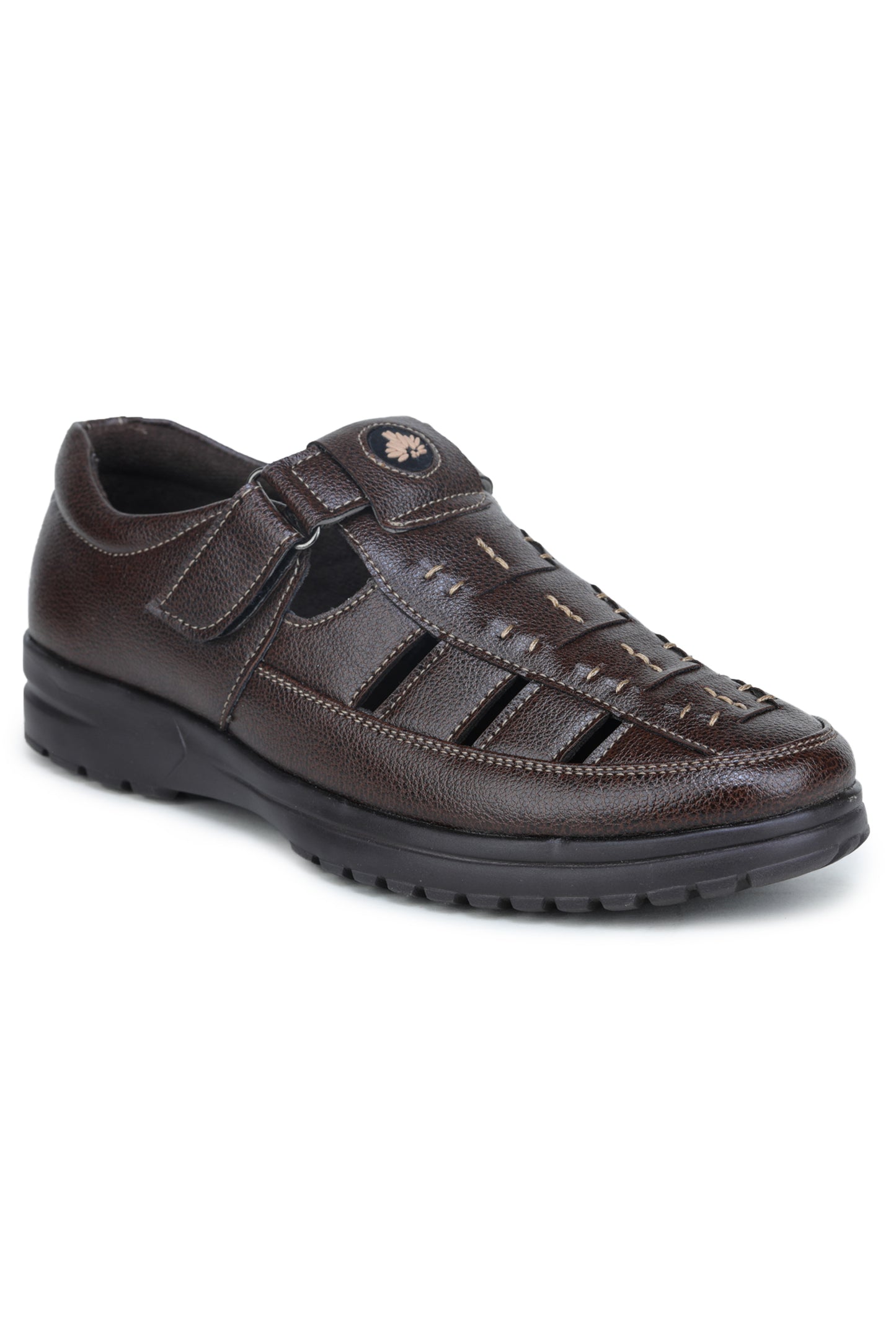 Leather Sandal (Brown)