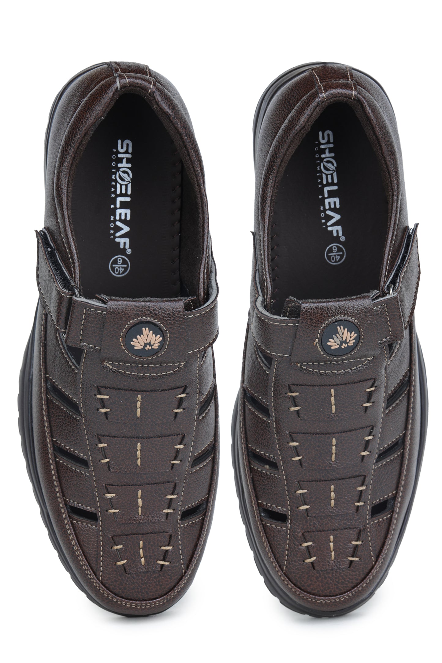 Leather Sandal (Brown)