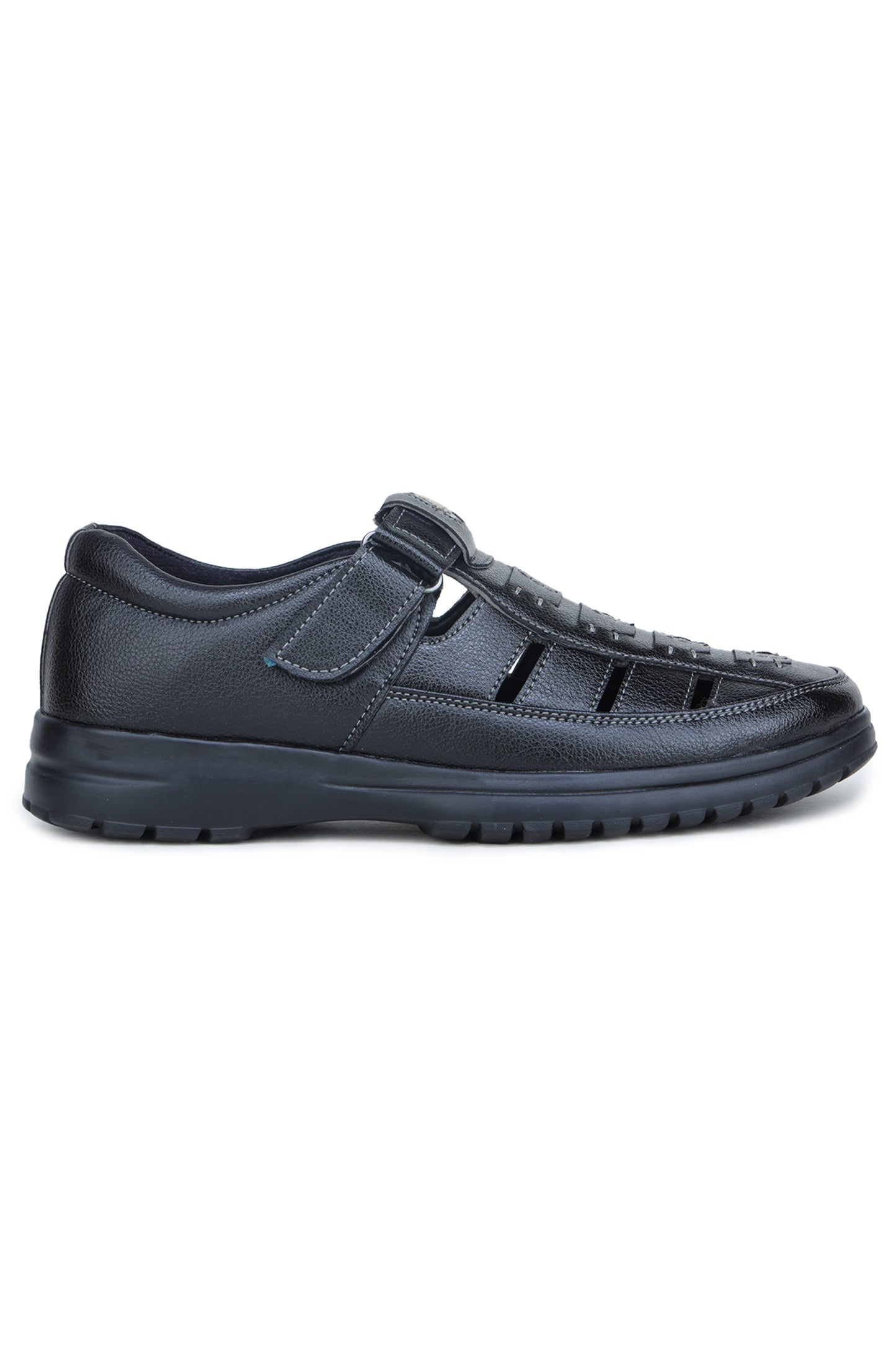 Leather Sandal (Black)