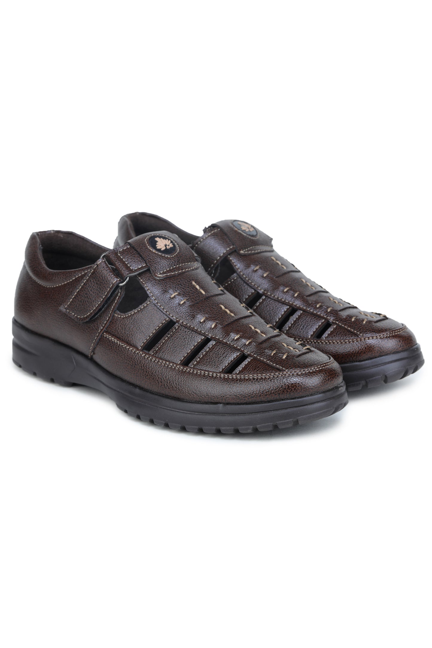 Leather Sandal (Brown)