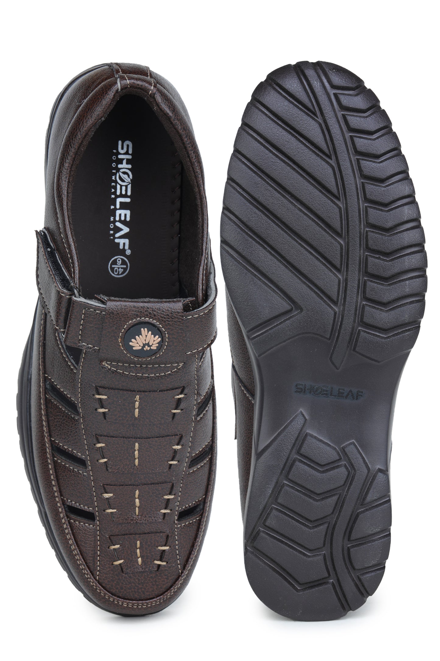 Leather Sandal (Brown)